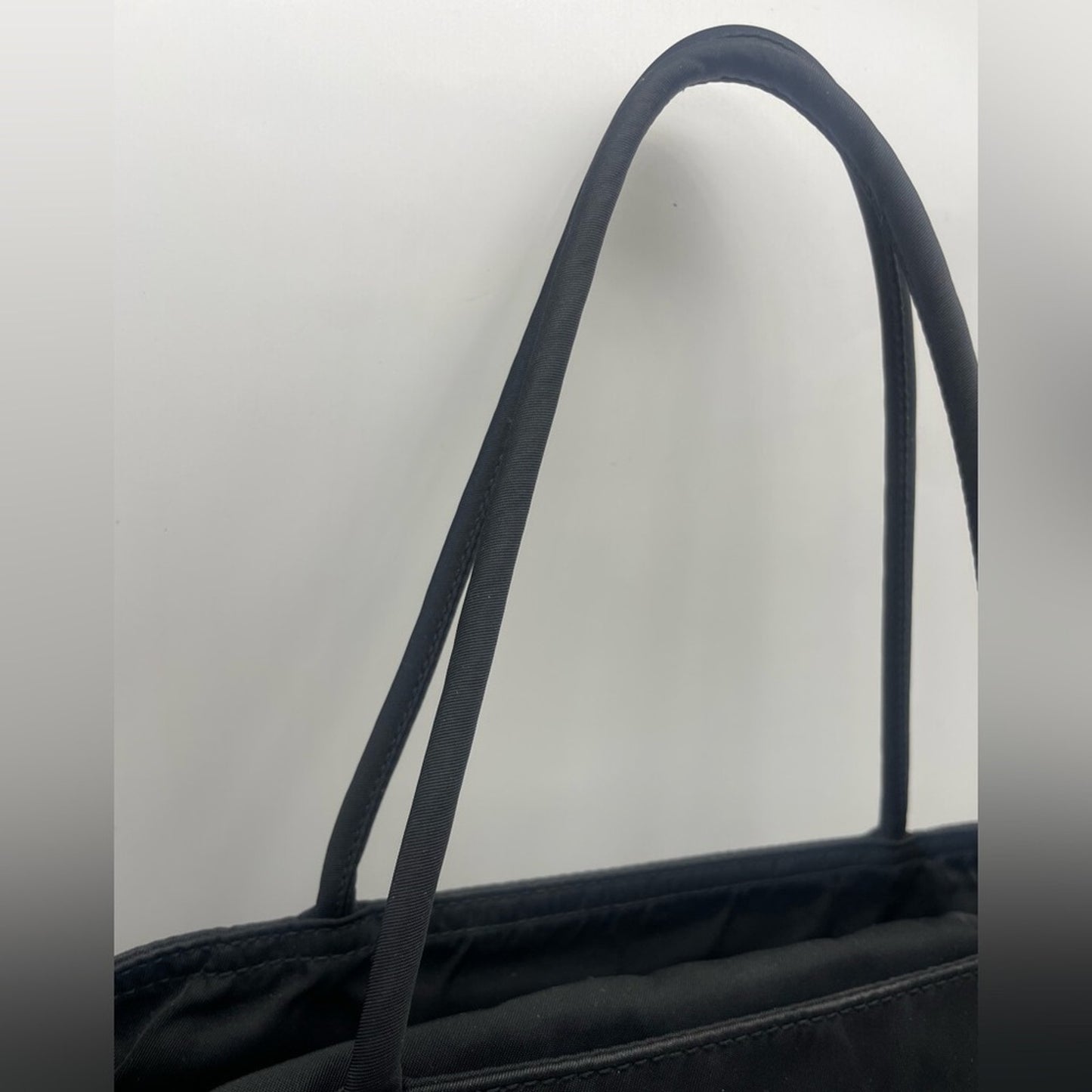 Prada Black Nylon Tote Bag
