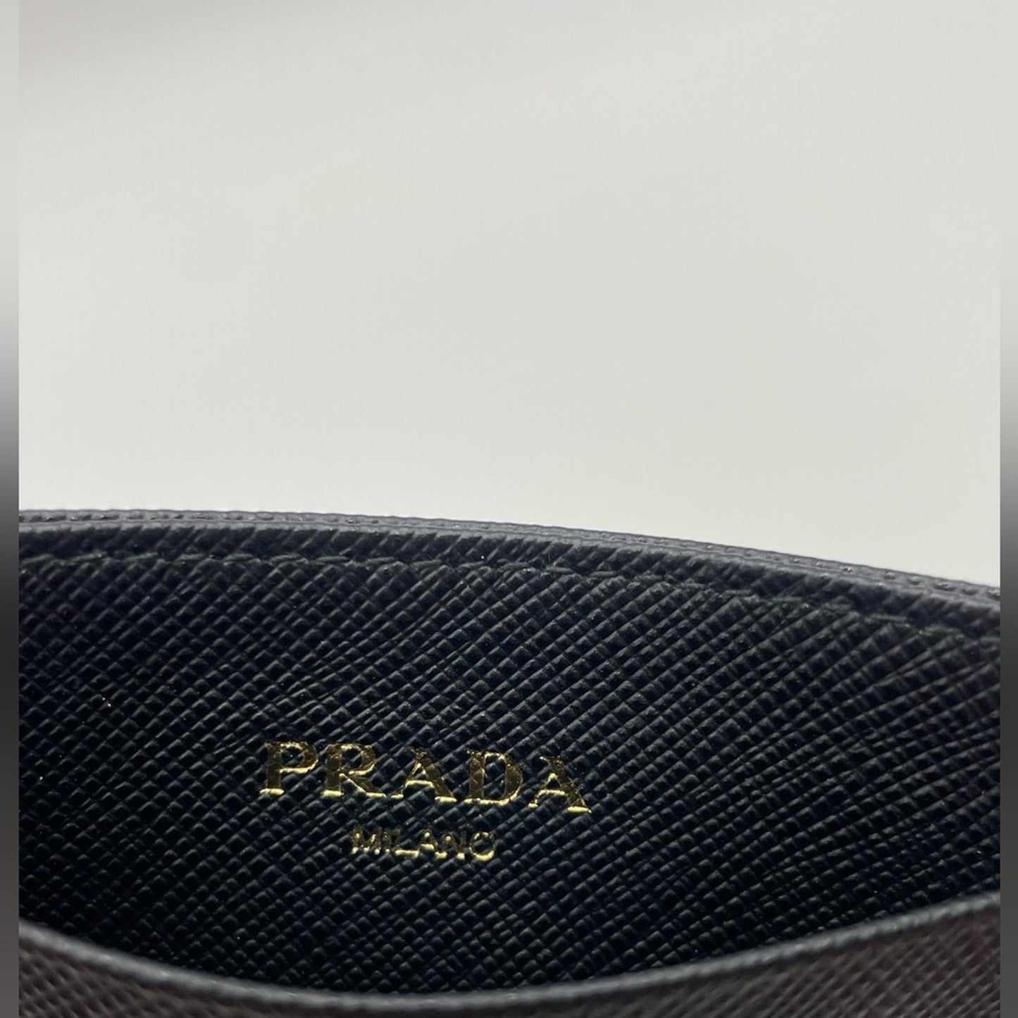 Prada Black Card Holder