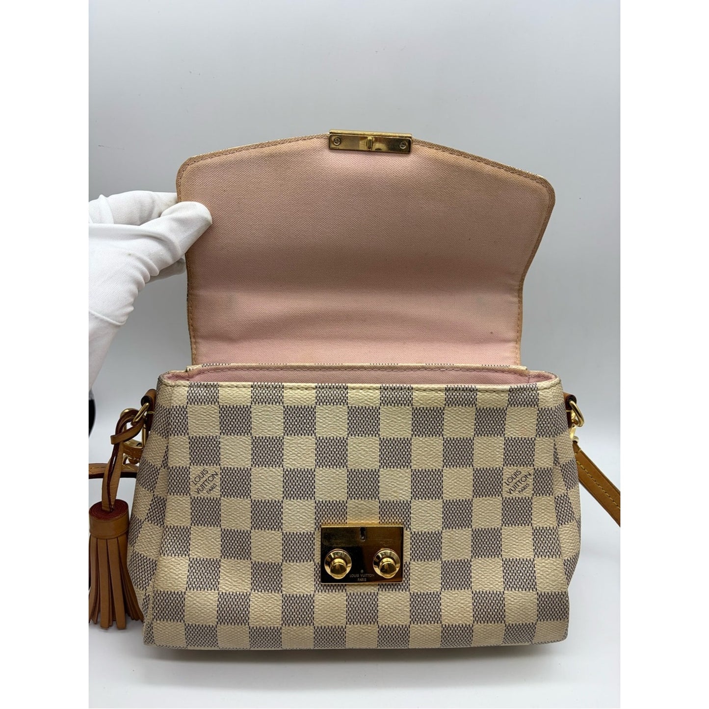 Louis Vuitton Damier Azur Croisette Bag
