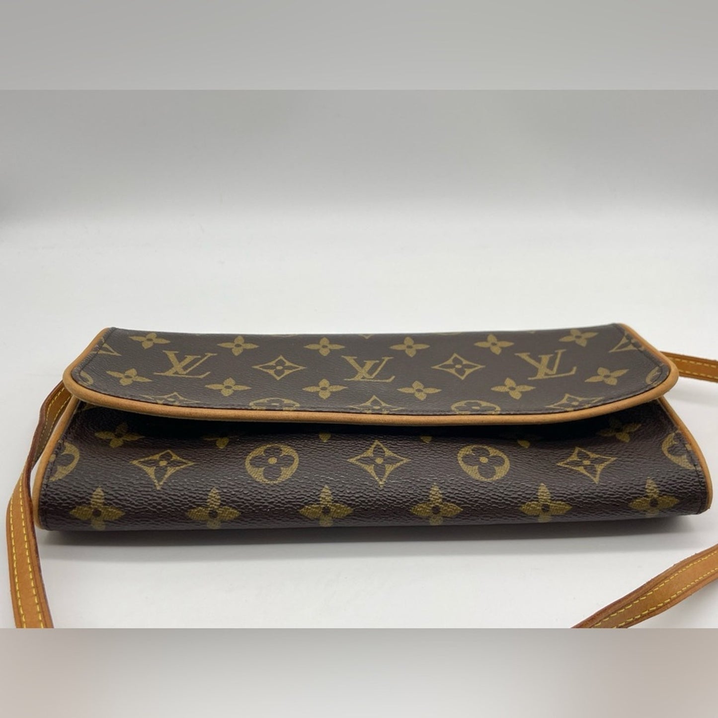 SOLD! Louis Vuitton Monogram Twin Pochette Sling Bag