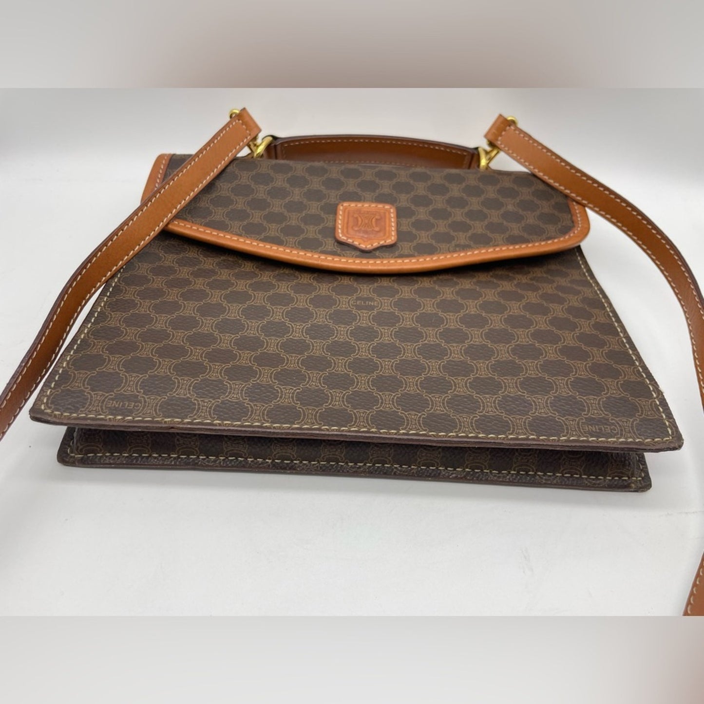 SOLD! Celine Macadam Two Way Bag