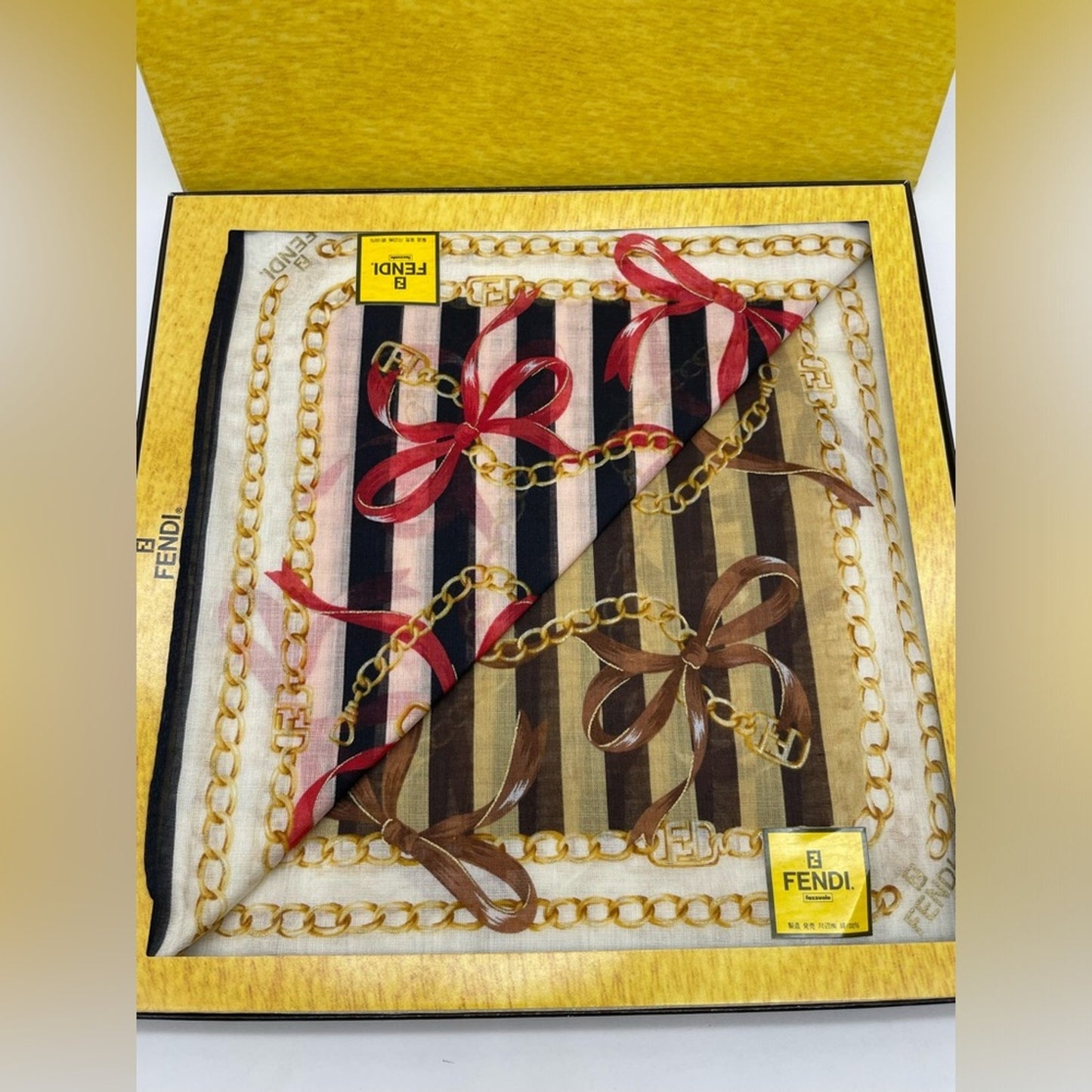 Fendi Handkerchief Mini Scarf Set