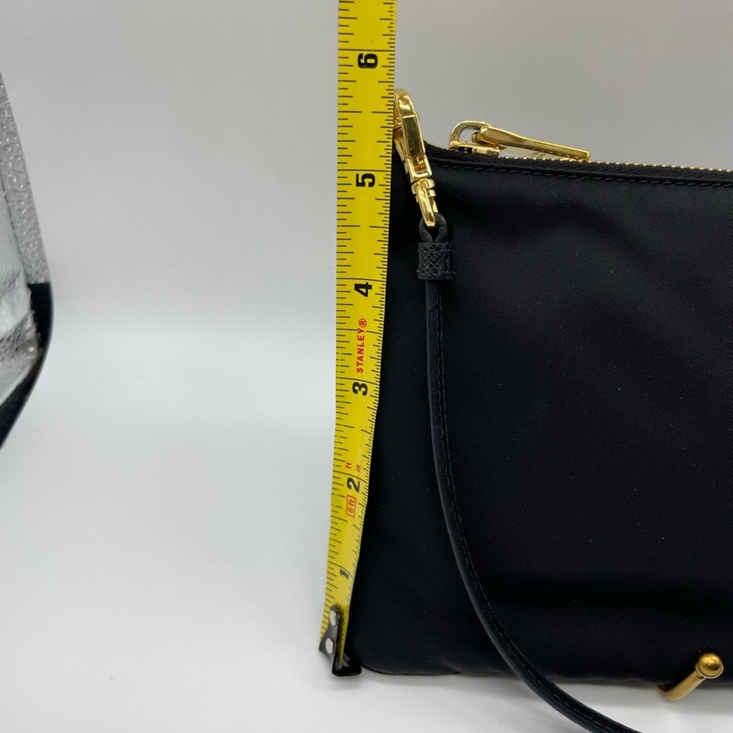 Prada Nylon Pochette Hand Bag
