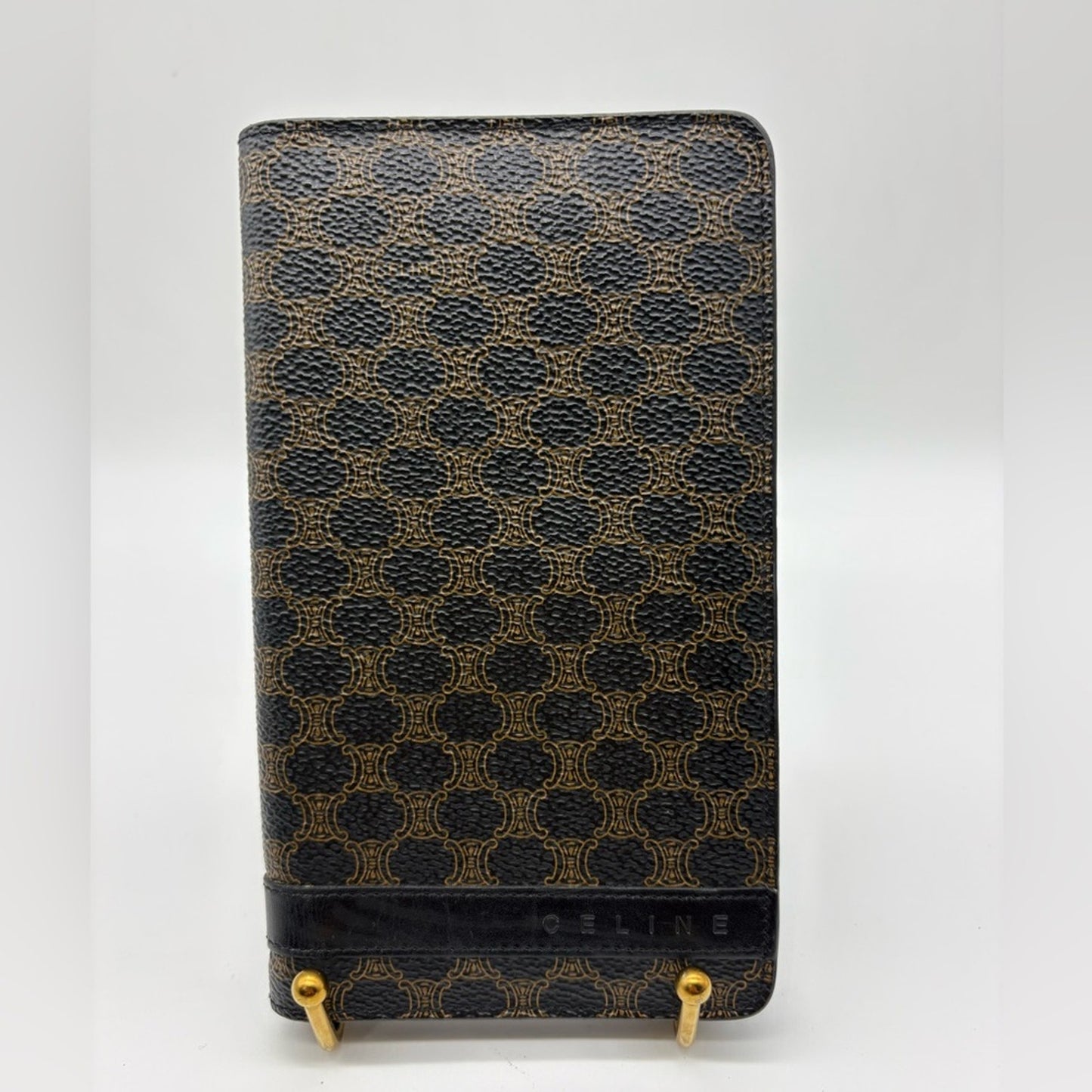 Céline Macadam Checkbook Long Wallet