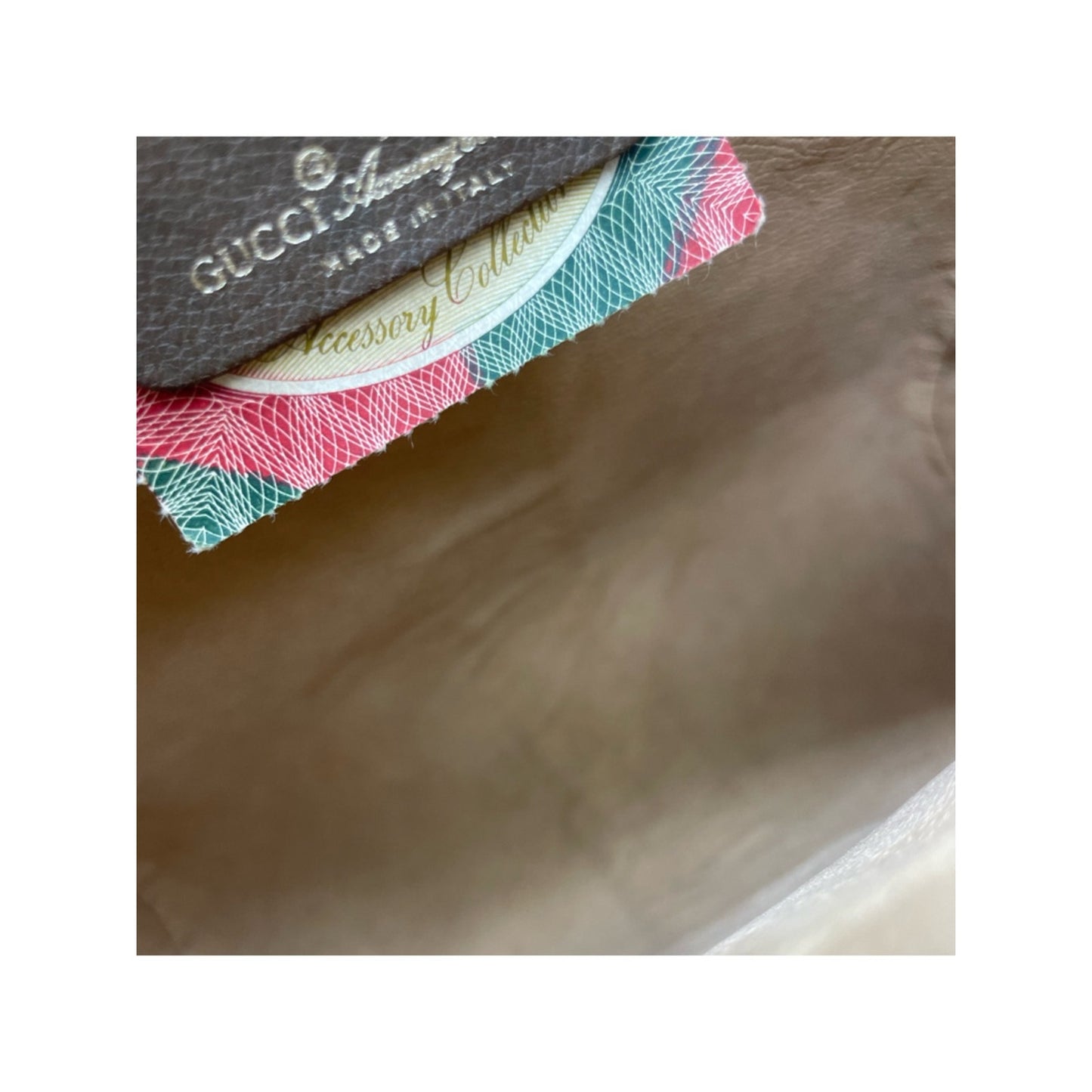 Gucci PVC Leather Sherryline Clutch/Pouch