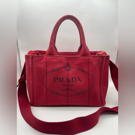 Prada Canapa Two Way Bag