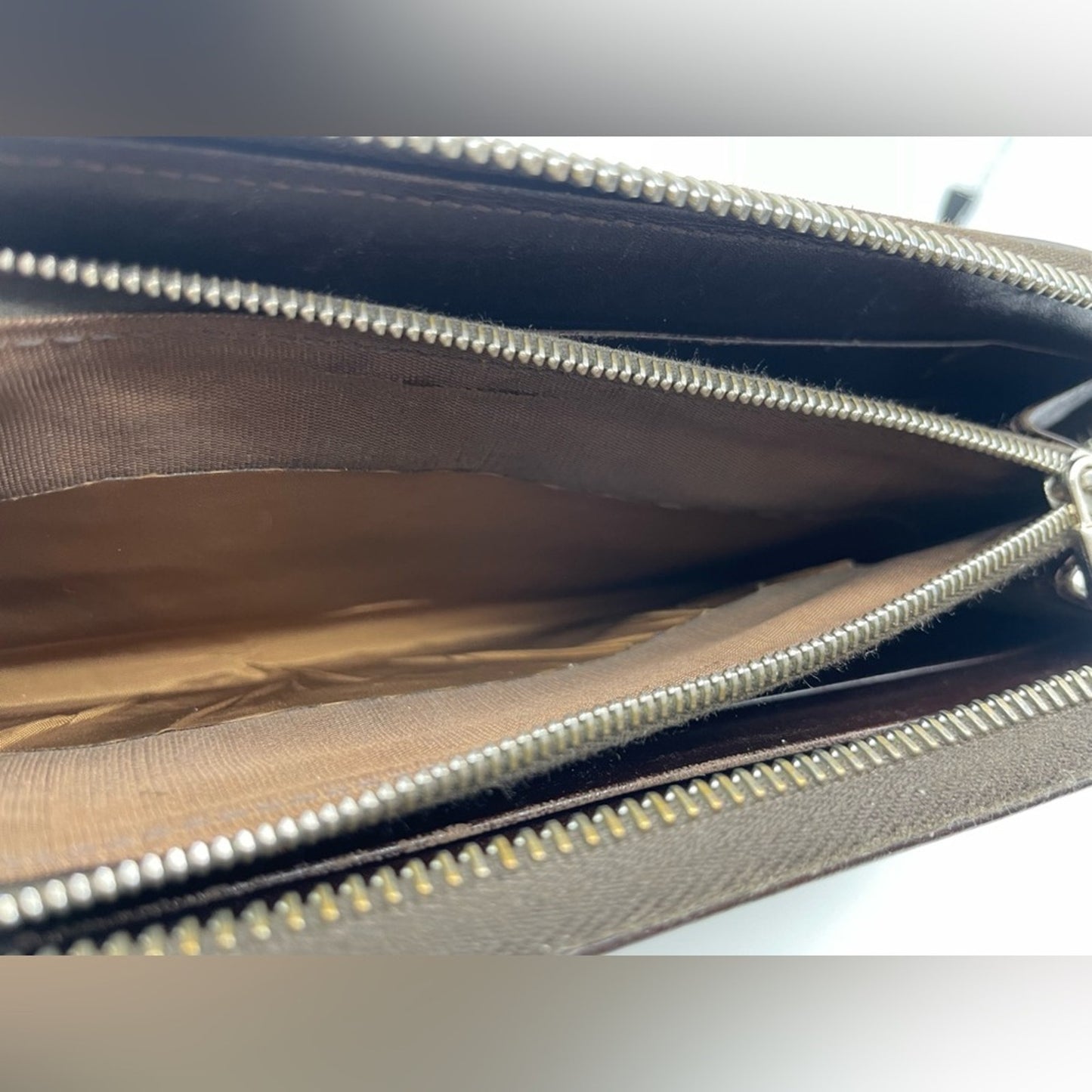 Fendi Zucca Zippy Wallet