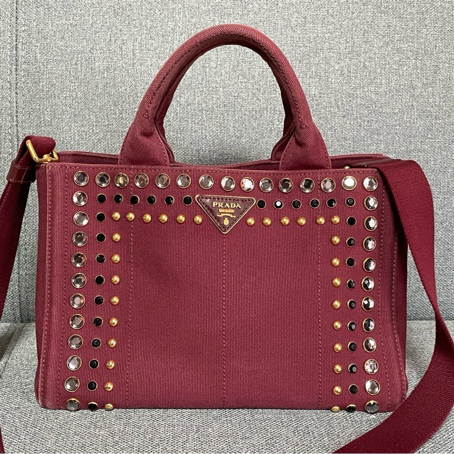 Prada Canapa Two Way Bag