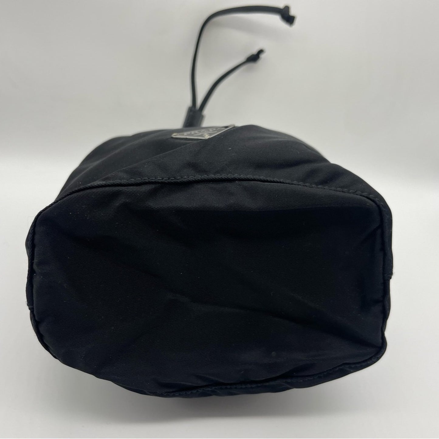 SOLD! Prada Nylon Drawstring Bucket Pouch
