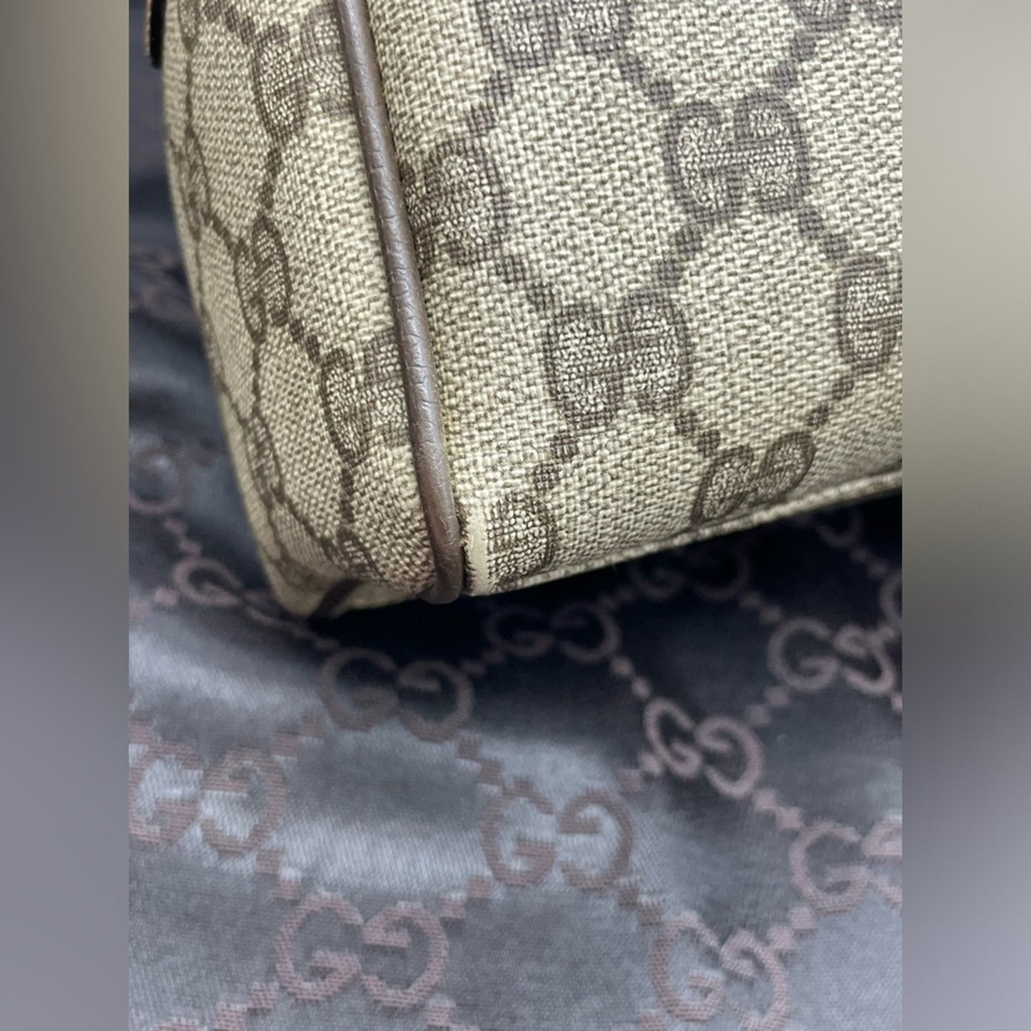 SOLD! Gucci Sherryline PVC Leather Two Way Bag