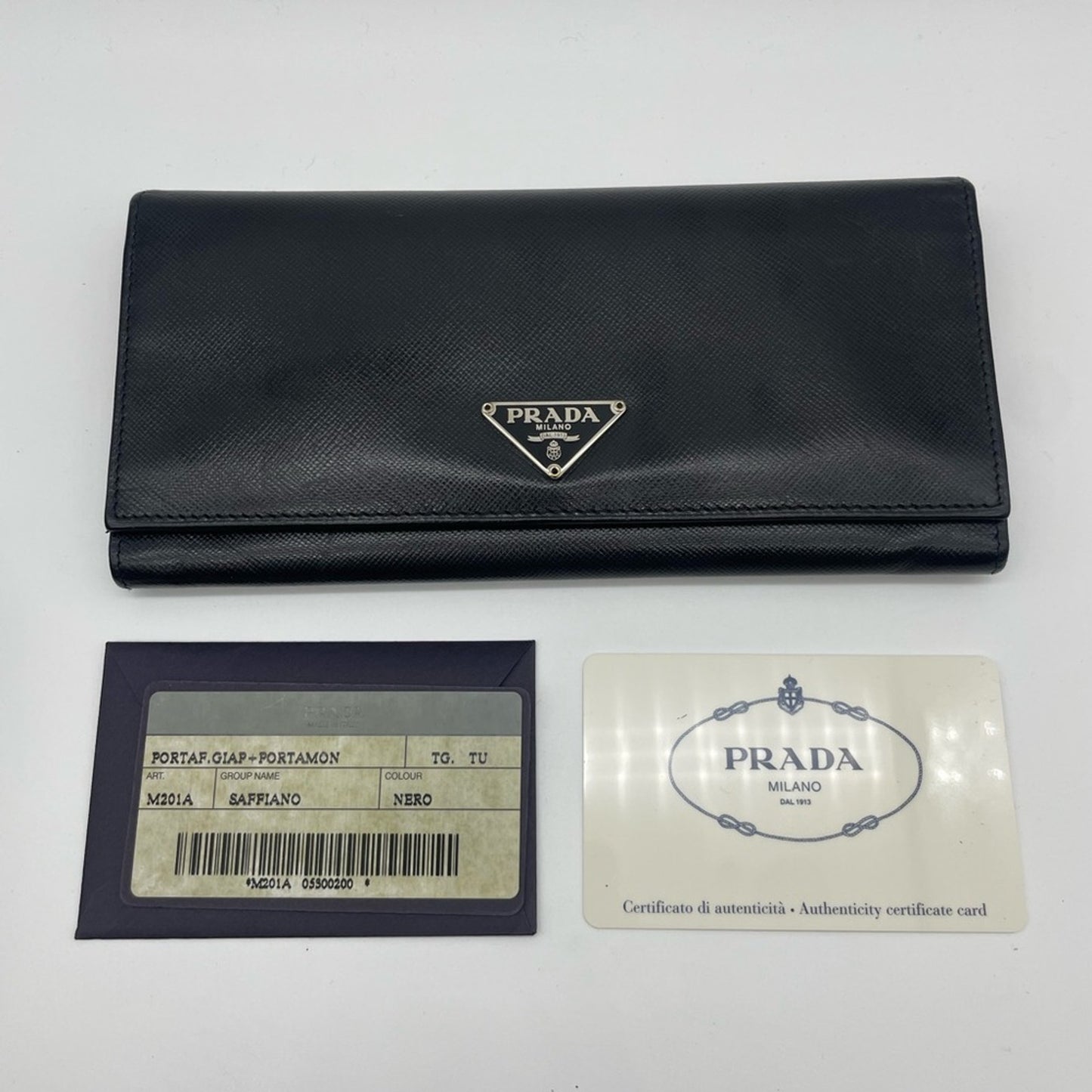 SOLD! Prada Saffiano Leather Bifold Wallet