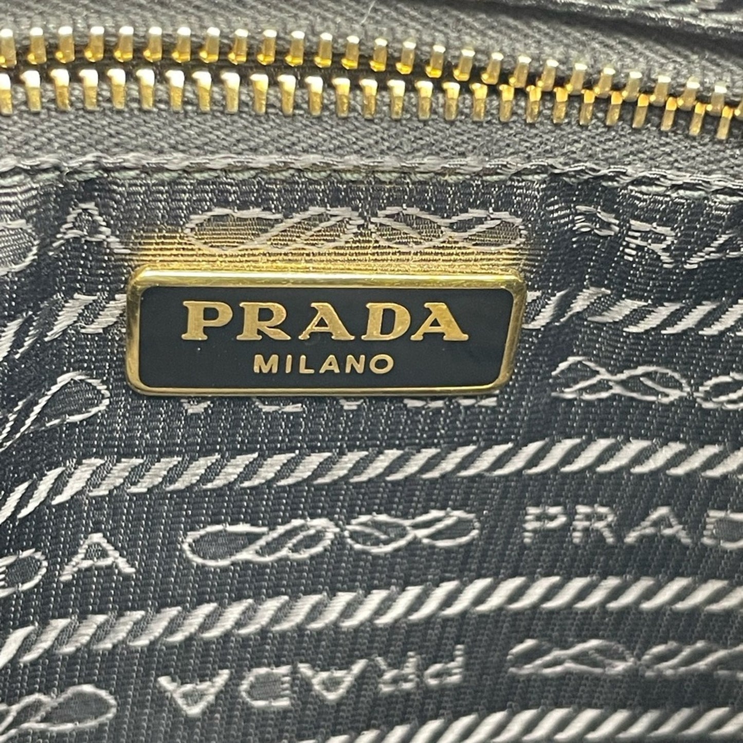 Prada Nylon Pochette Hand Bag