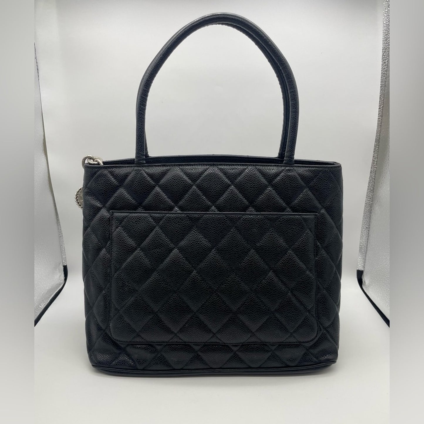 SOLD! Chanel Medallion Caviar Tote Bag