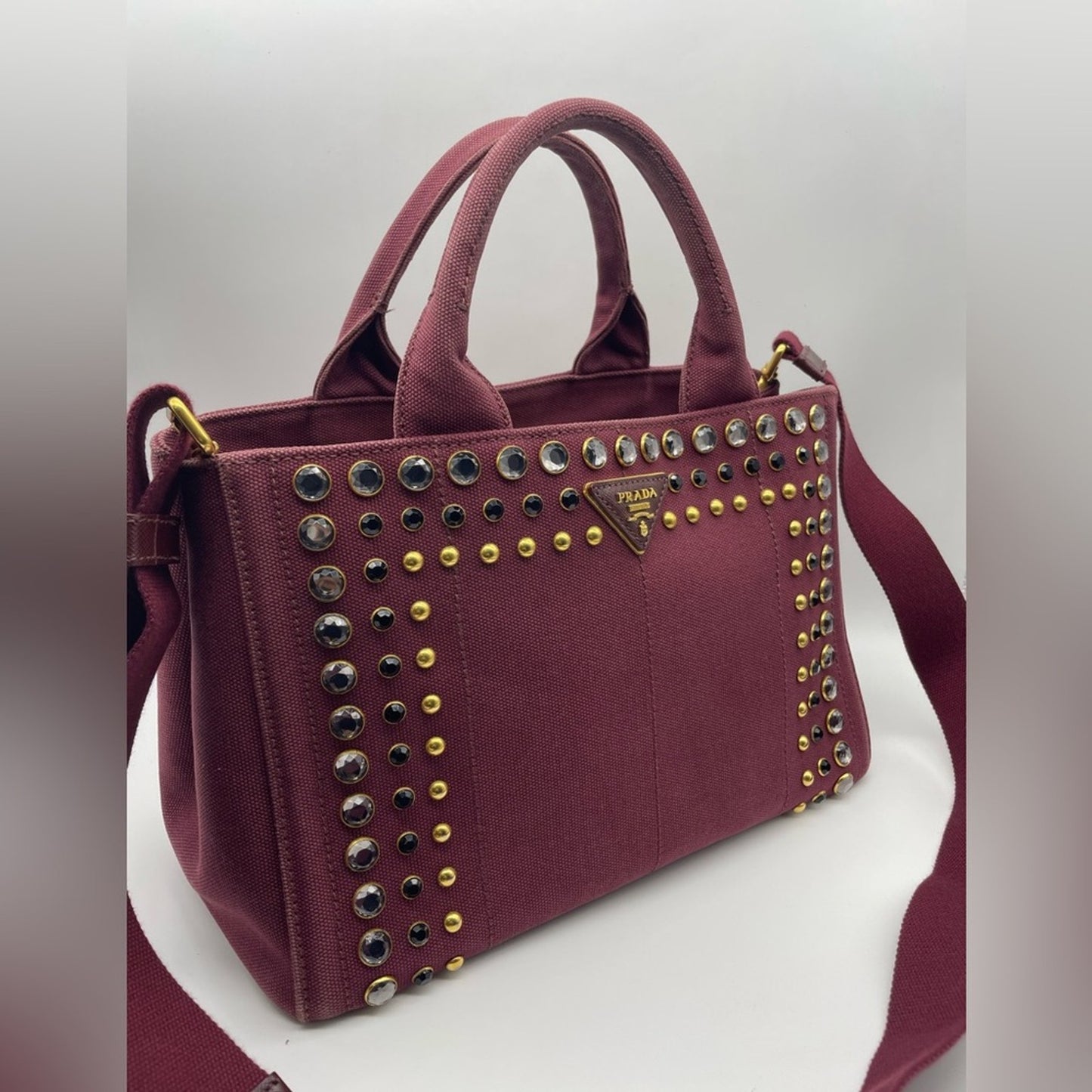 Prada Canapa Two Way Bag