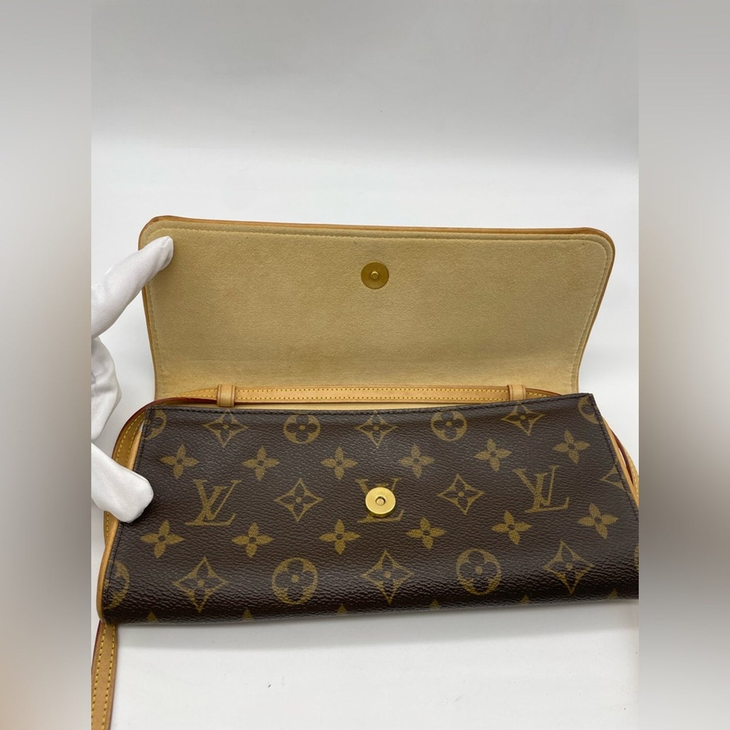 Louis Vuitton Monogram Twin Pochette Sling Bag