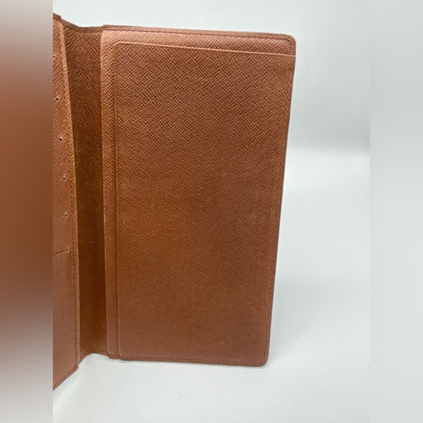 Louis Vuitton Monogram Checkbook Long Wallet